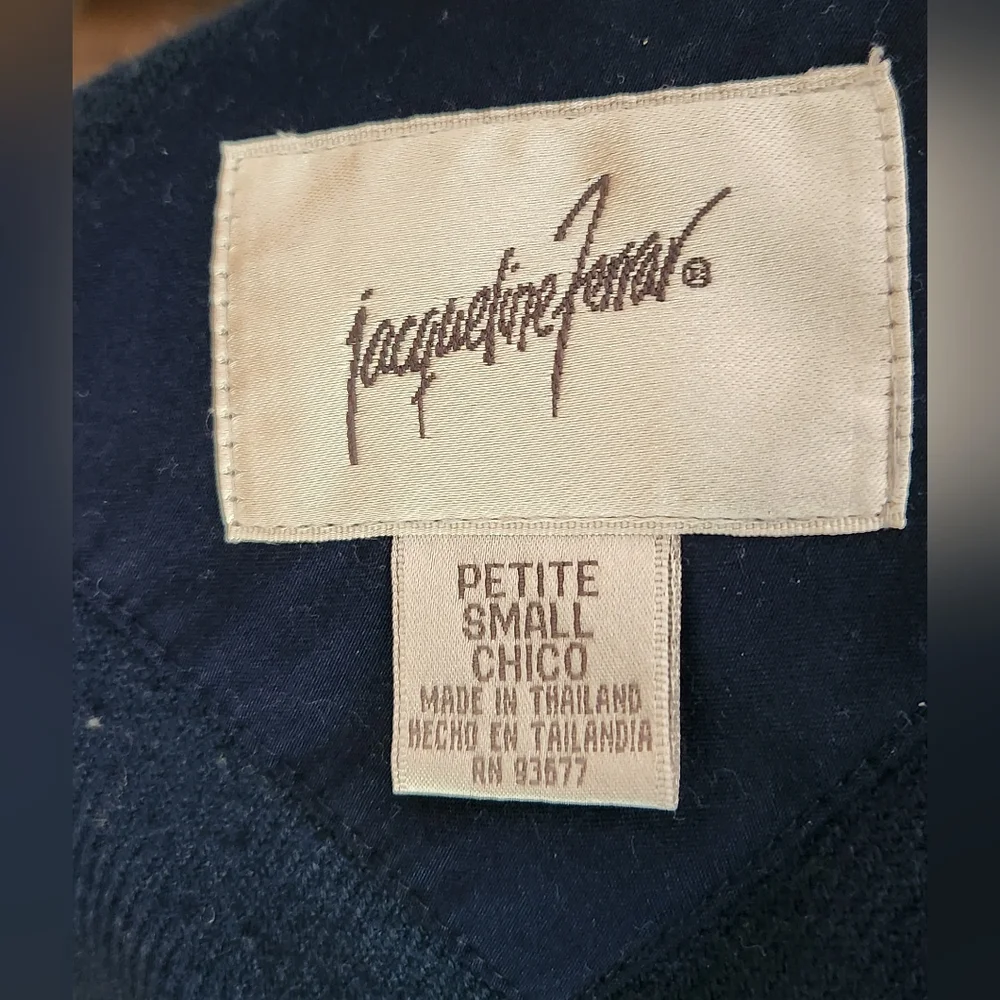 Jacqueline Ferrar Blue Trench Coat with Classic Design - Picture 4 of 5